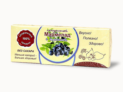  Мармелад натуральный "Черника" 140г в Томске