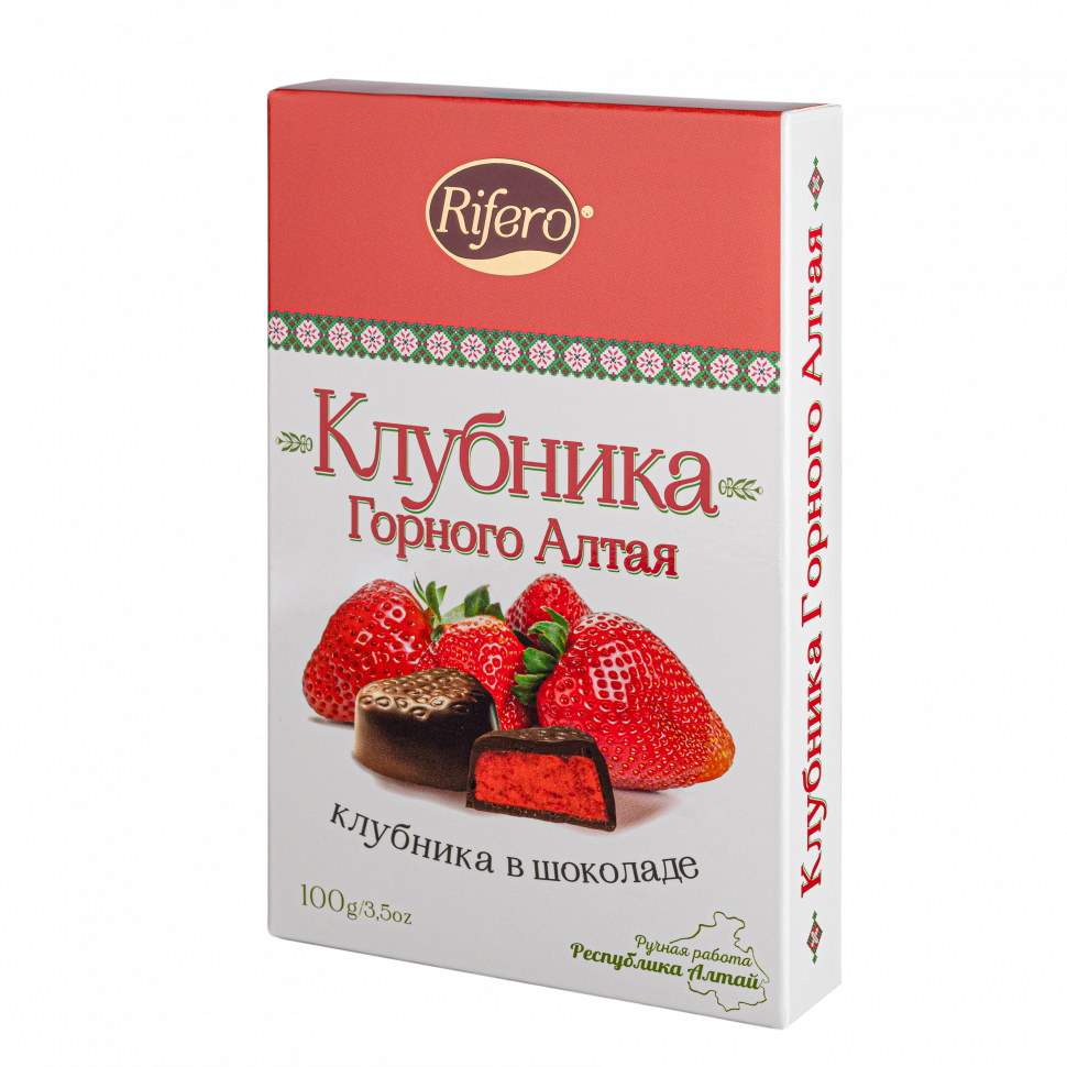  Риф и ко Конфеты "КЛУБНИКА Горного Алтая" 100г        в Томске