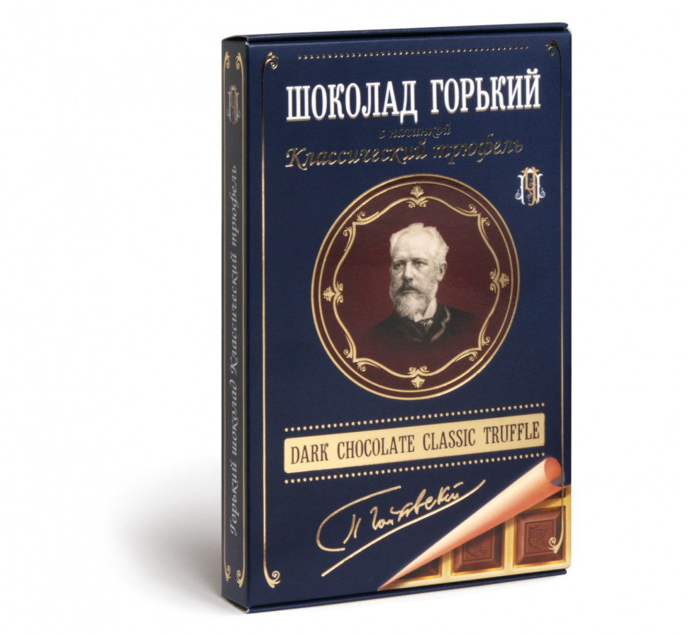  Фабрика Томер  Горький шоколад ТРЮФЕЛЬ классический (Чайковский), 112г в Томске