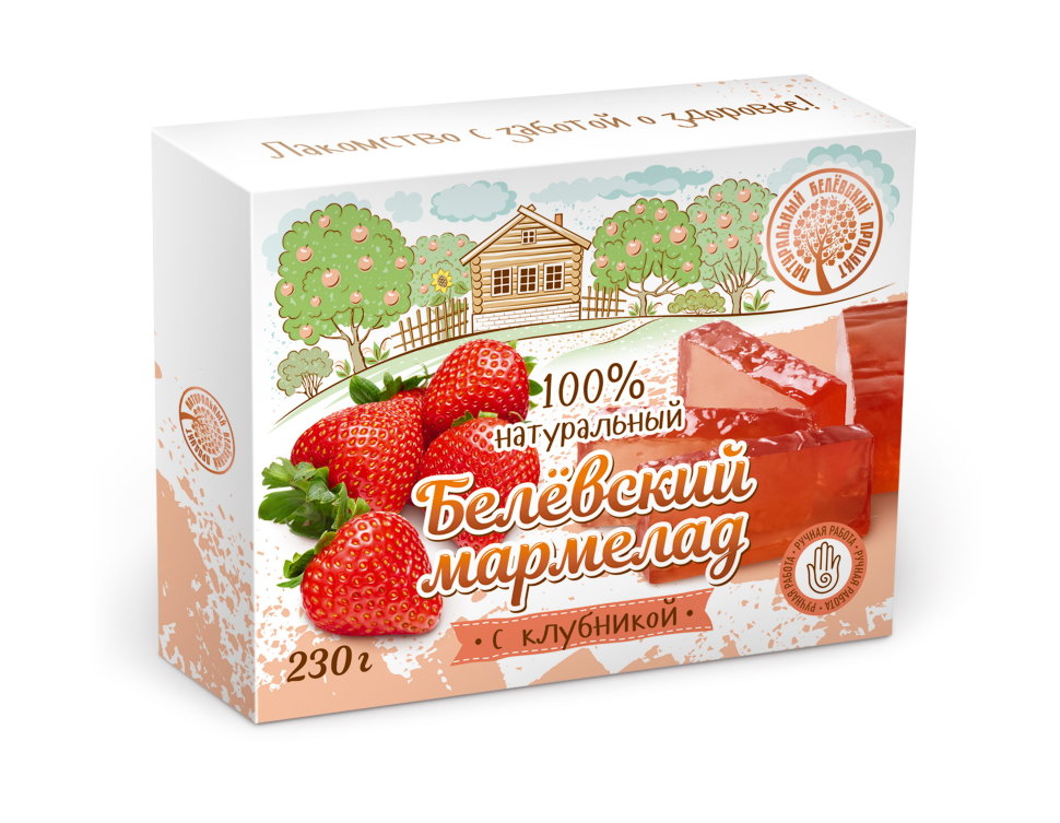  Мармелад белевский "Клубника" 230г в Томске