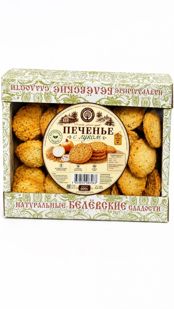 №1  Печенье с луком 600г в Томске